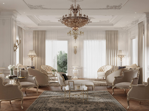 nội thất tân cổ điển luxury