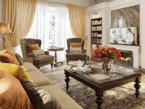 thiết kế nội thất biệt thự pháp cổ