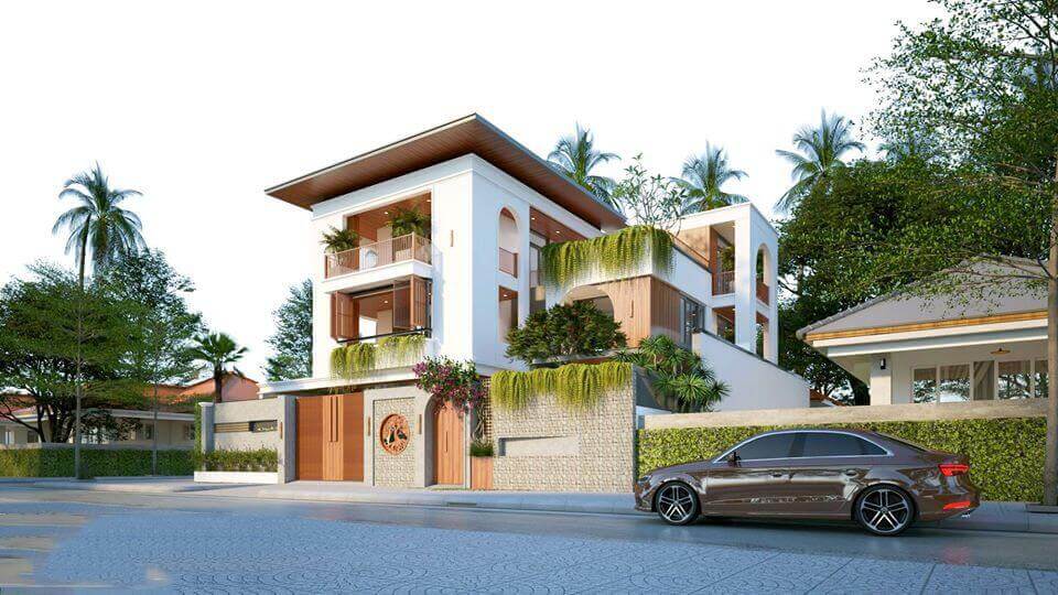 biệt thự có thang máy 16