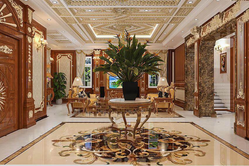 mẫu biệt thự lâu đài tân cổ điển đẹp 8