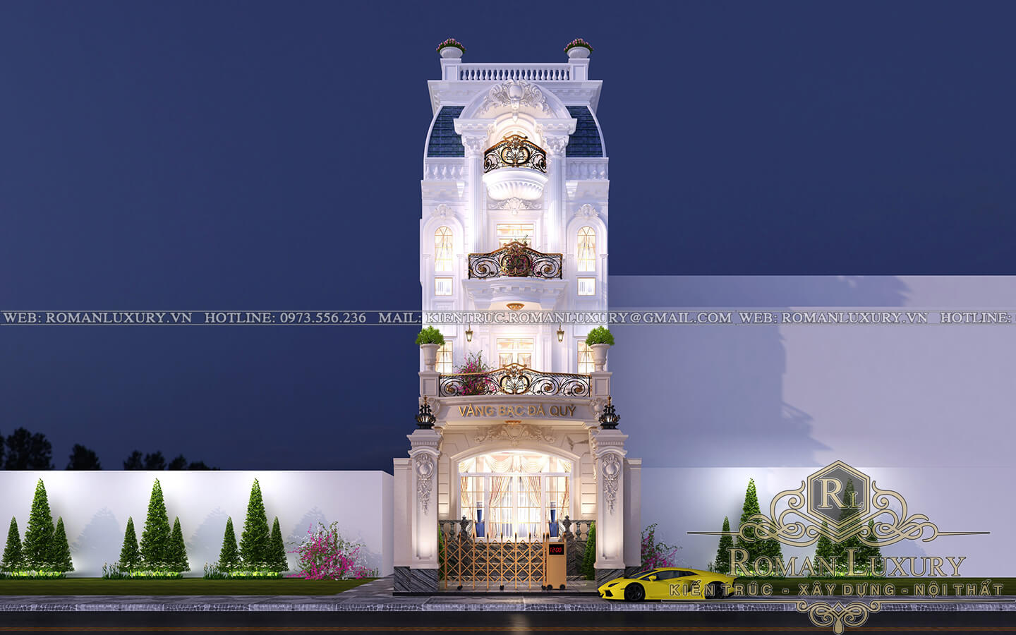 mặt tiền nhà phố đẹp 3 tầng 2