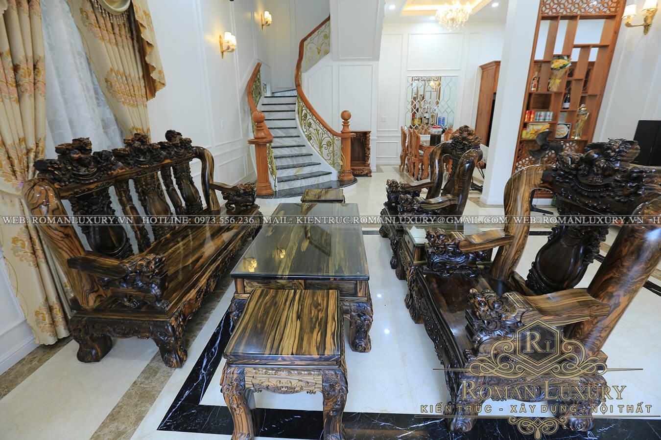 thi công biệt thự 2 tầng tân cổ điển 32