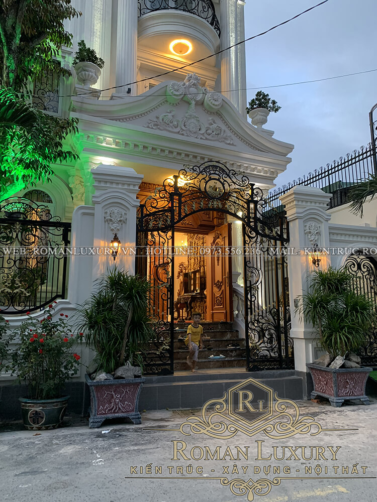 thi công biệt thự phố đẹp 4 tầng 25