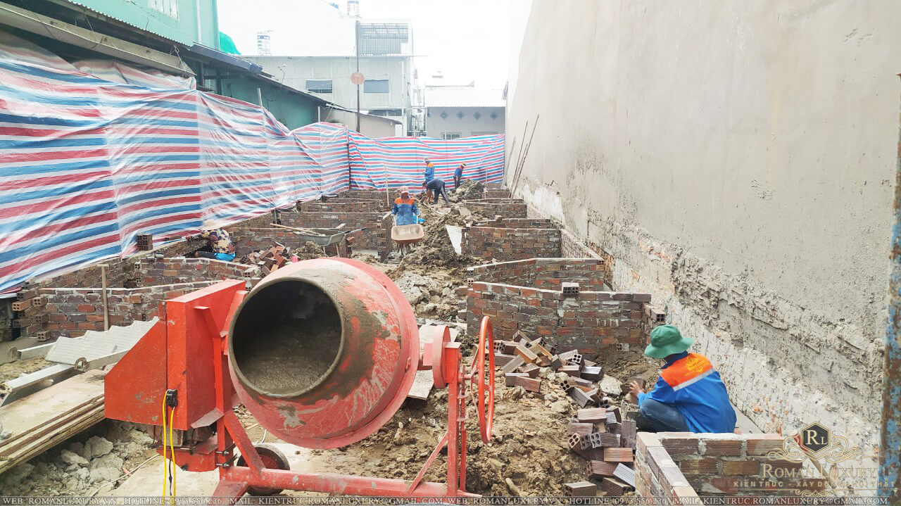 thi công nhà phố đẹp 3 tầng tại kiên giang 13