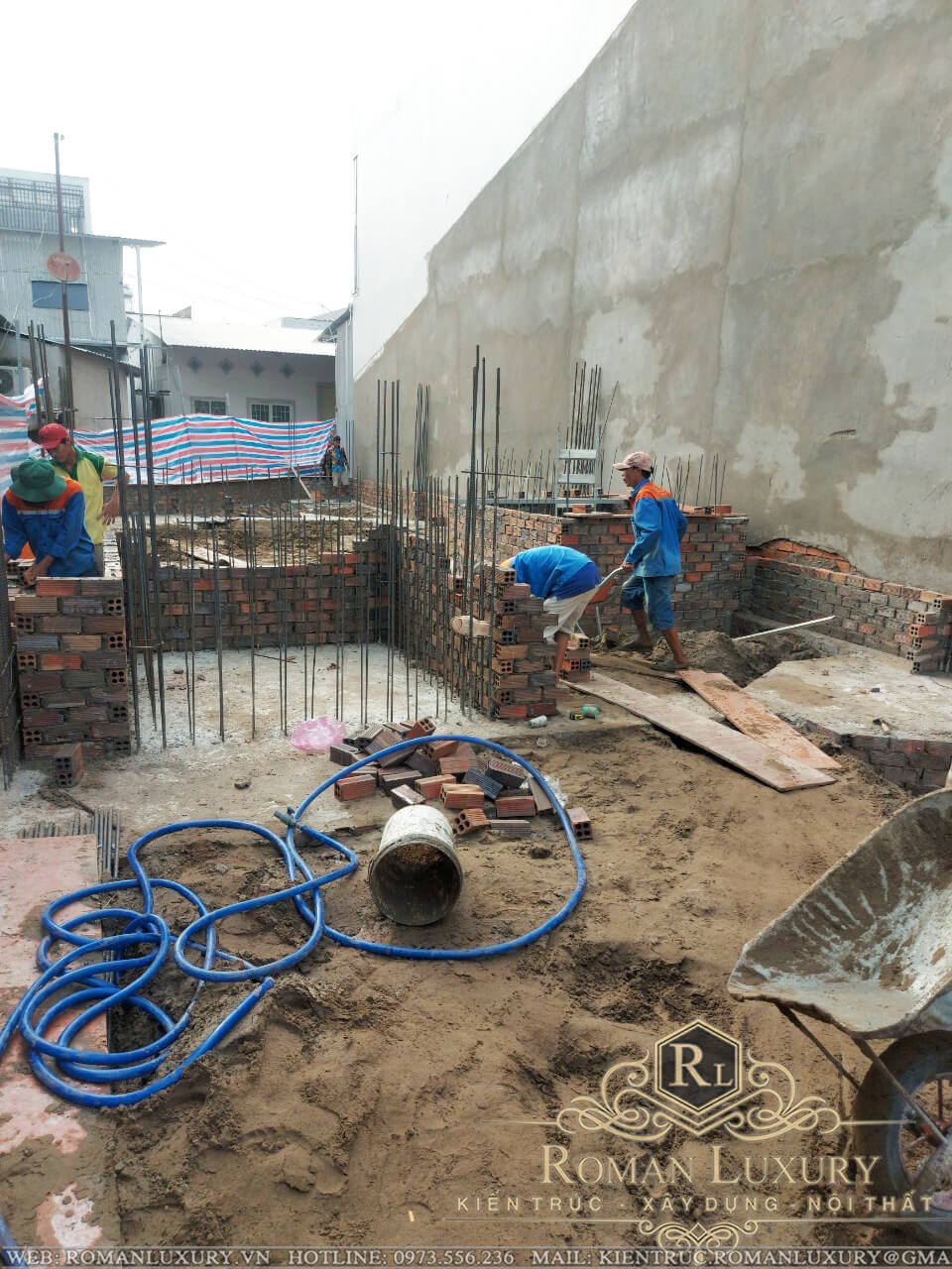 thi công nhà phố đẹp 3 tầng tại kiên giang 8