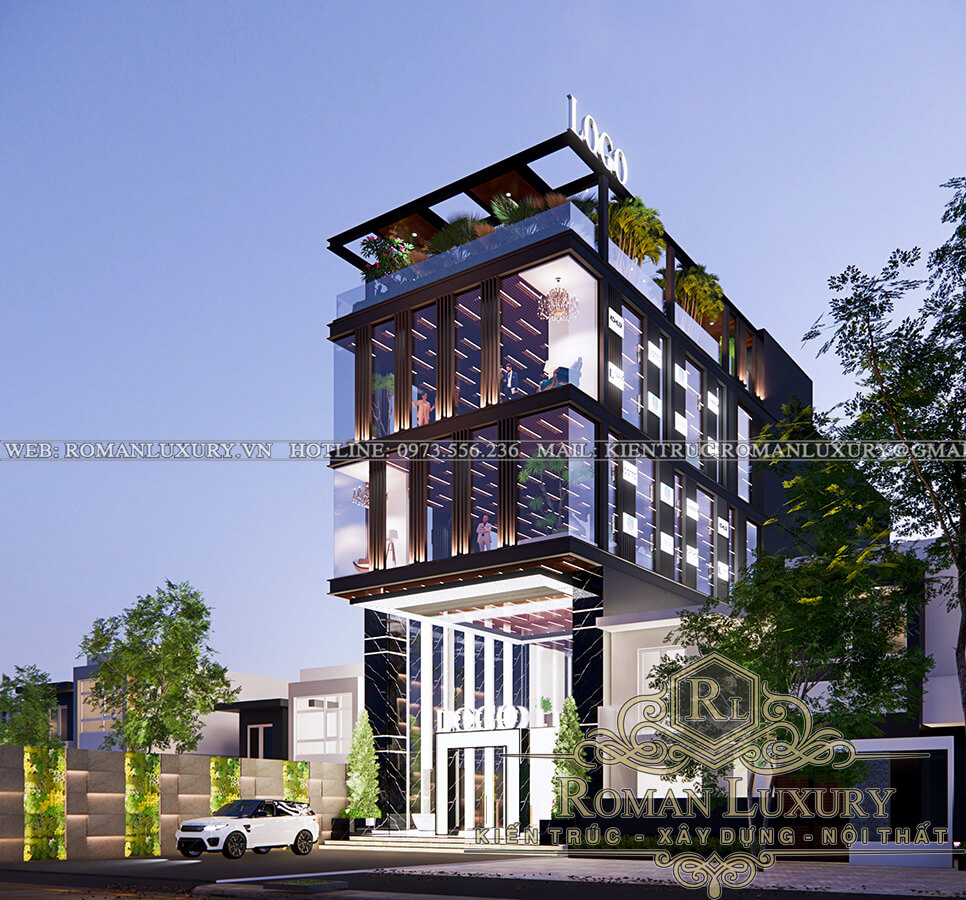 mặt tiền thiết kế showrom nội thất 1