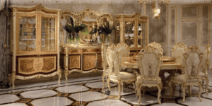 nội thất phòng ăn Aurora Royale tân cổ điển 6