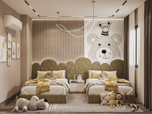 phòng ngủ cho con trong biệt thự