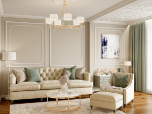 thiết kế nội thất chung cư 110m2 tân cổ điển
