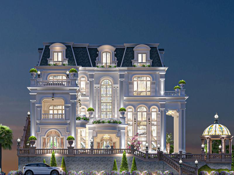 dinh thự tân cổ điển 3 tầng đẳng cấp