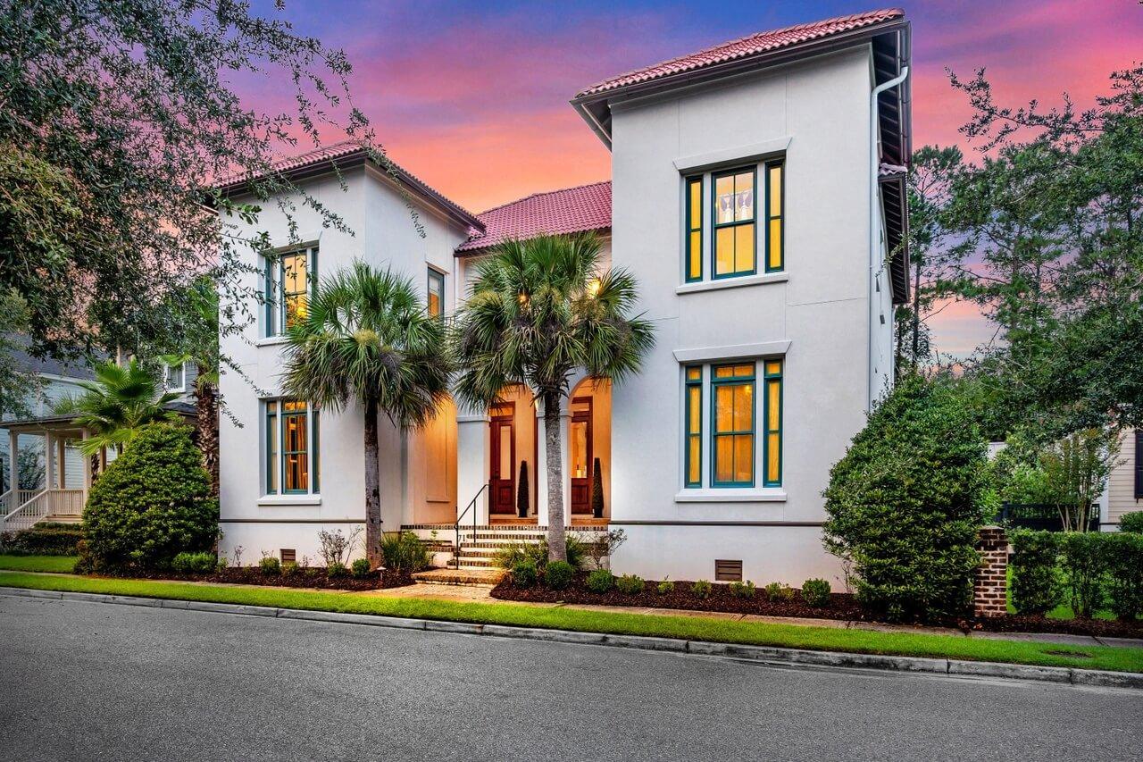 mẫu biệt thự 2 tầng chữ U