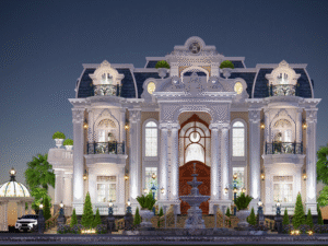 biệt thự lâu đài 2 tầng