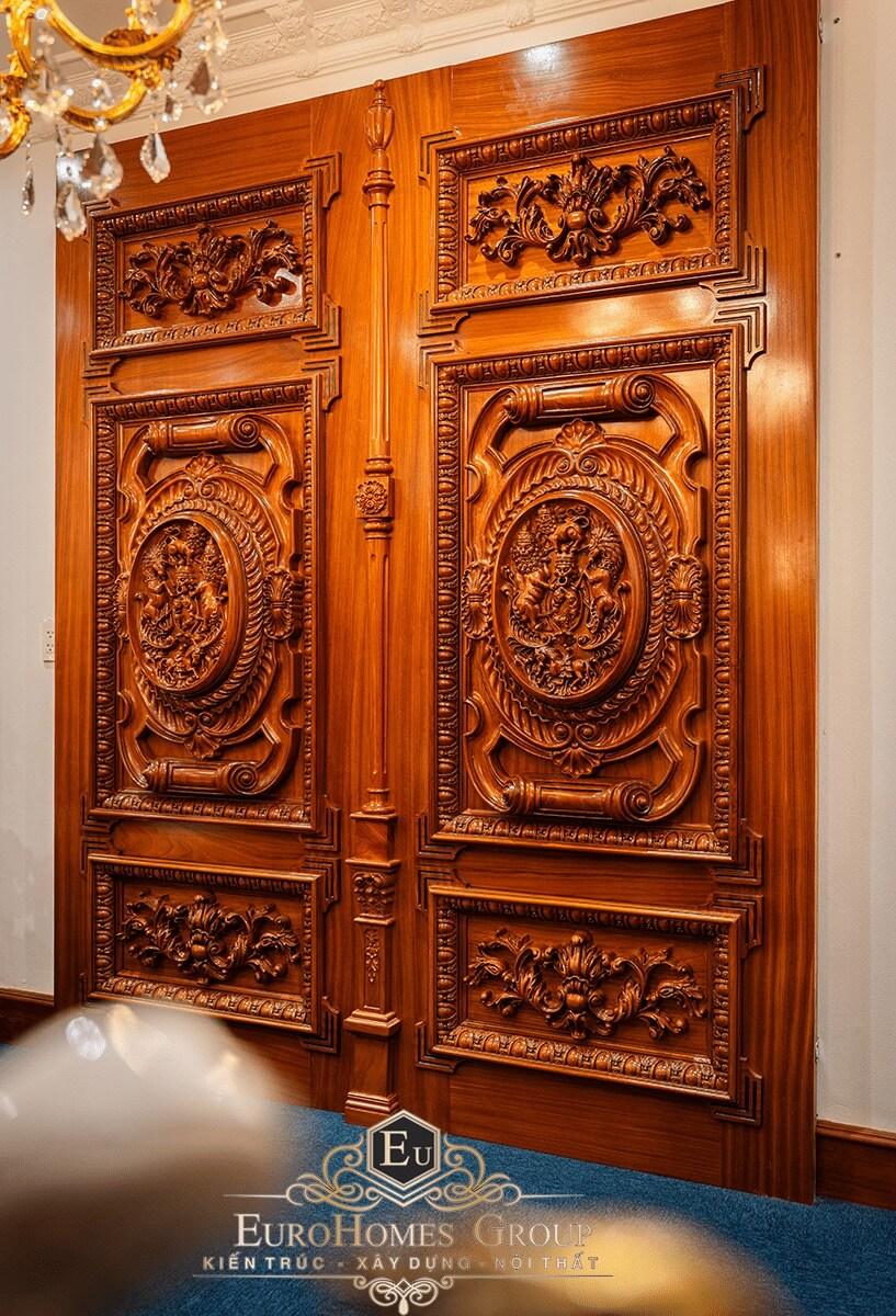 xưởng thi công nội thất gỗ tân cổ điển