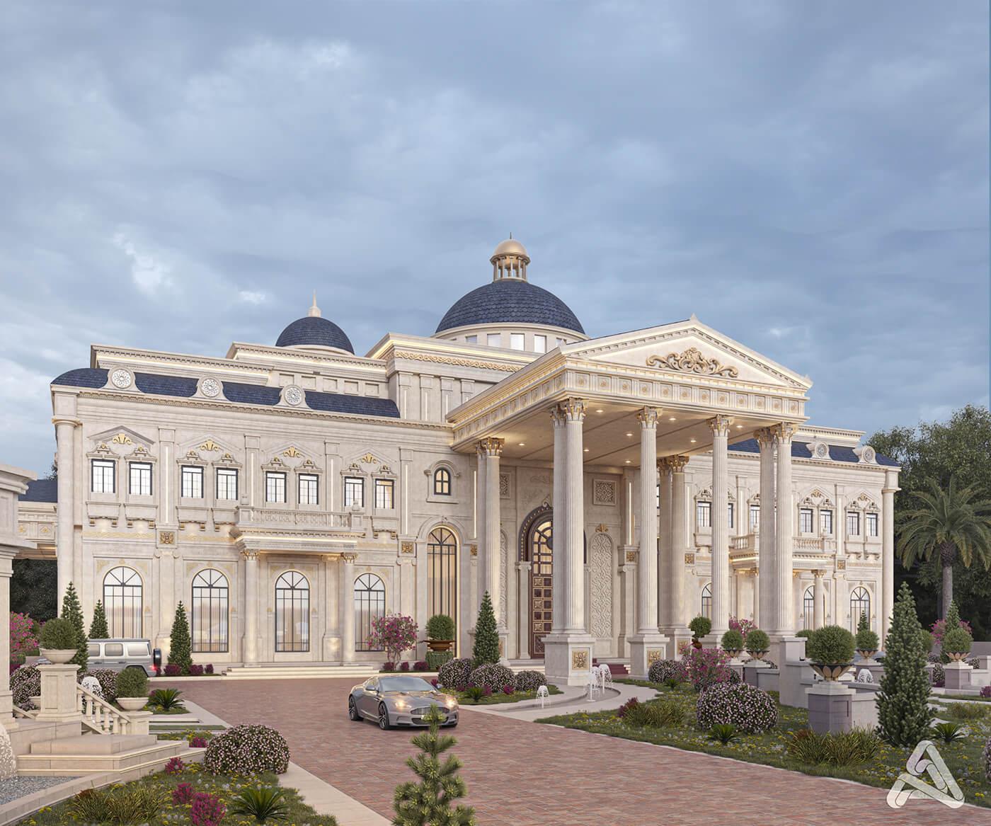 biệt thự lâu đài 3 tầng tân cổ điển kiểu châu âu