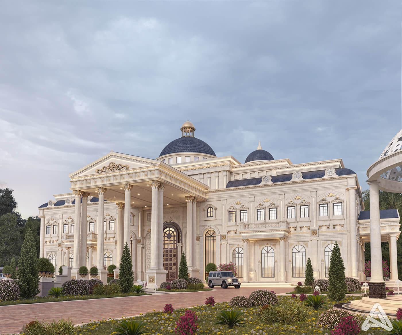 biệt thự lâu đài 3 tầng tân cổ điển kiểu châu âu