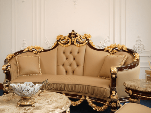bộ bàn ghế sofa tân cổ điển gỗ gõ đỏ pachy