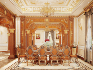 nội thất phòng ăn royal eurohomes