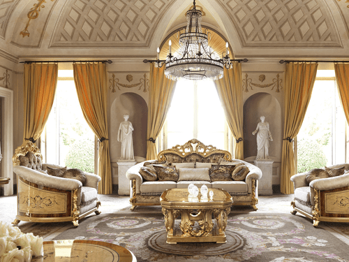 sofa tân cổ điển châu Âu