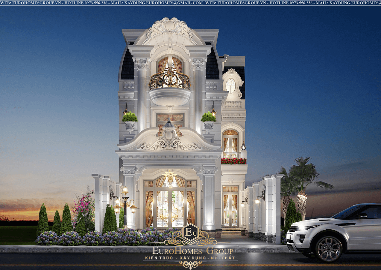 biệt thự mặt tiền 8m